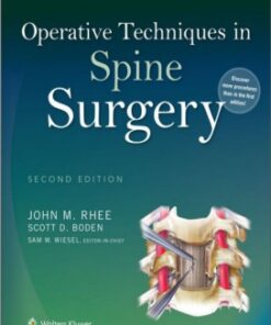 Operative Techniques in Spine Surgery Second Edition