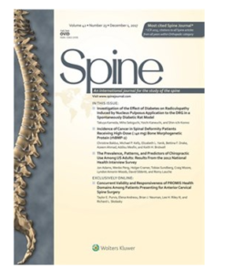 Spine - An International Journal for the Study of the Spine 2017